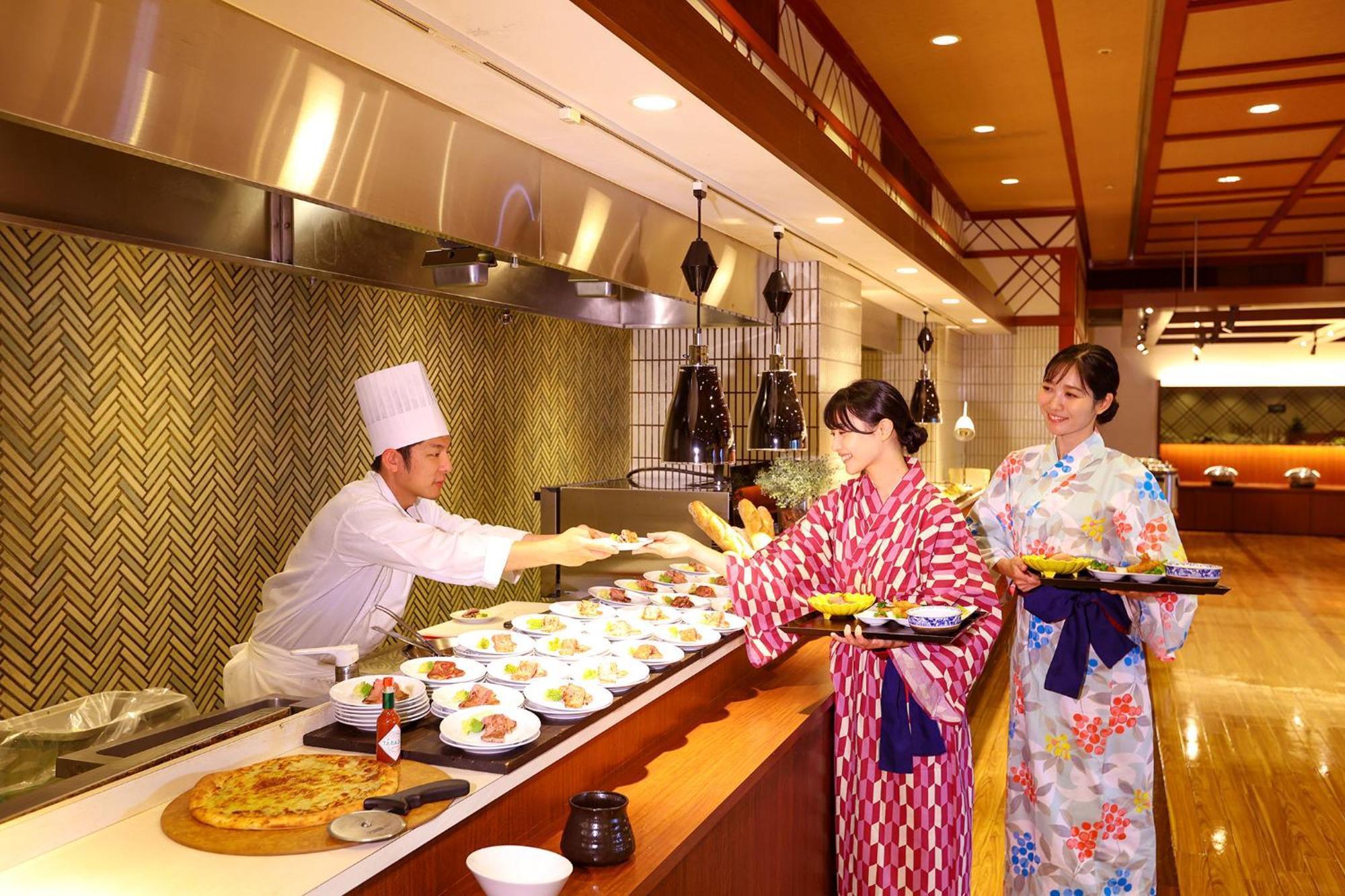 Ooedo Onsen Monogatari Premium Yamashitaya Hotel Kaga  Exterior foto